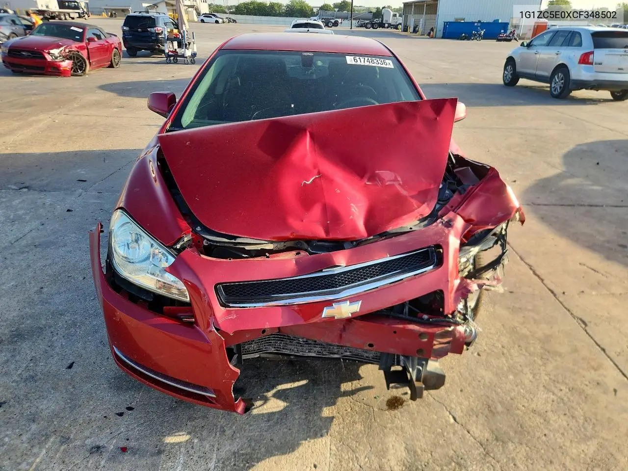 2012 Chevrolet Malibu 1Lt VIN: 1G1ZC5E0XCF348502 Lot: 61748336