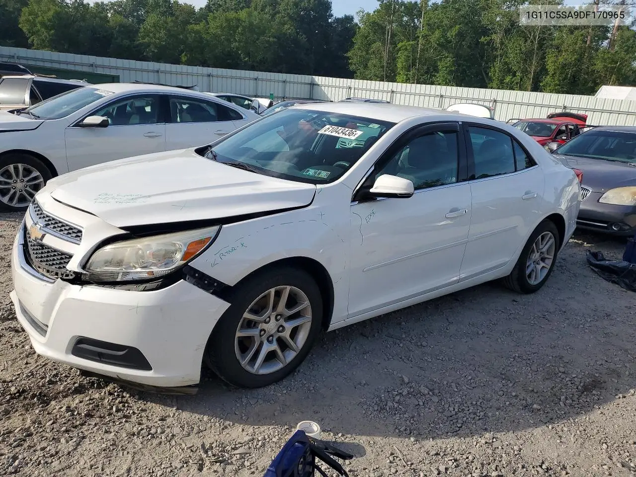 2013 Chevrolet Malibu 1Lt VIN: 1G11C5SA9DF170965 Lot: 61043436