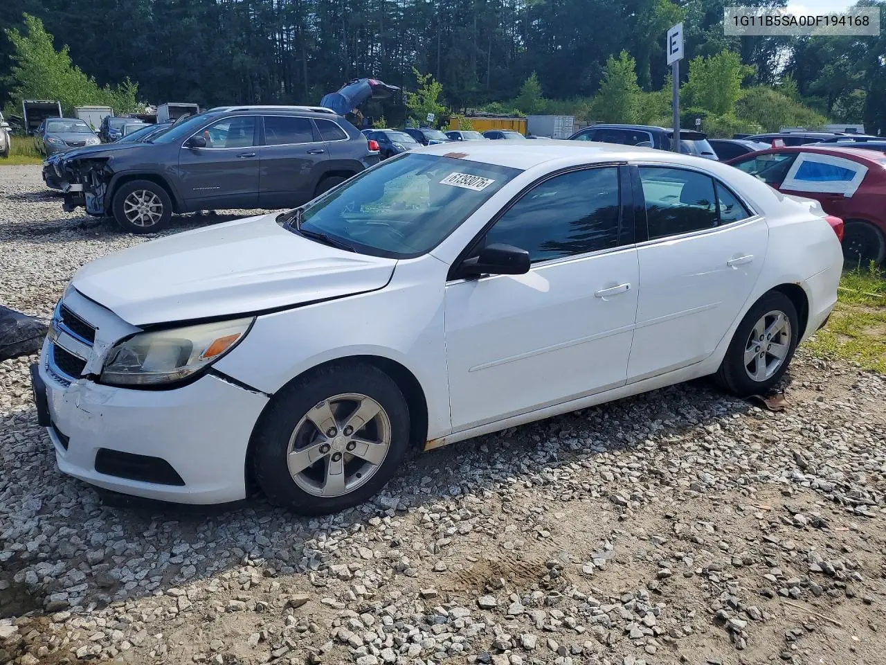 2013 Chevrolet Malibu Ls VIN: 1G11B5SA0DF194168 Lot: 61393076