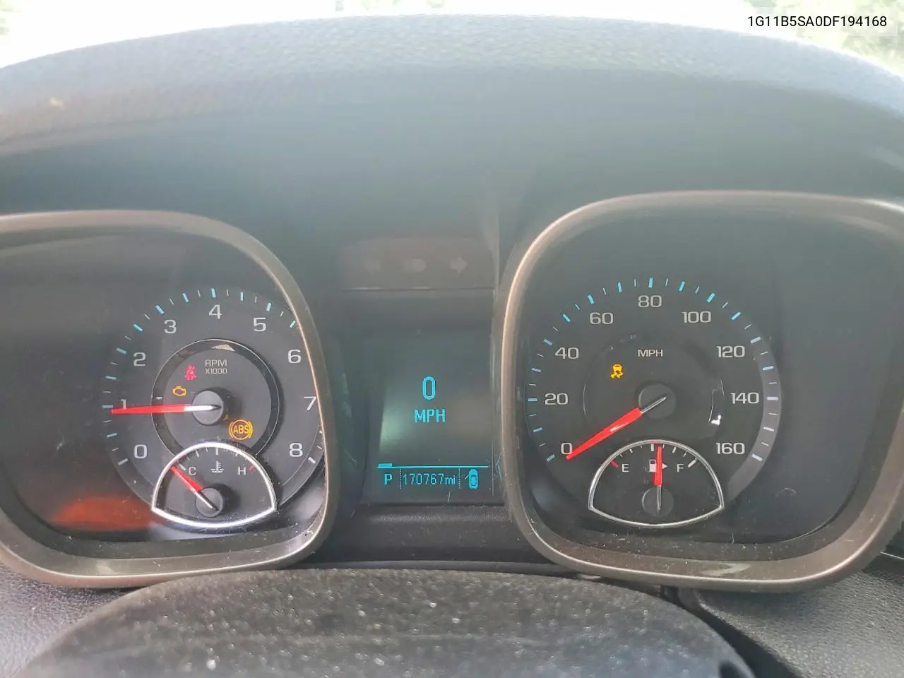 2013 Chevrolet Malibu Ls VIN: 1G11B5SA0DF194168 Lot: 61393076