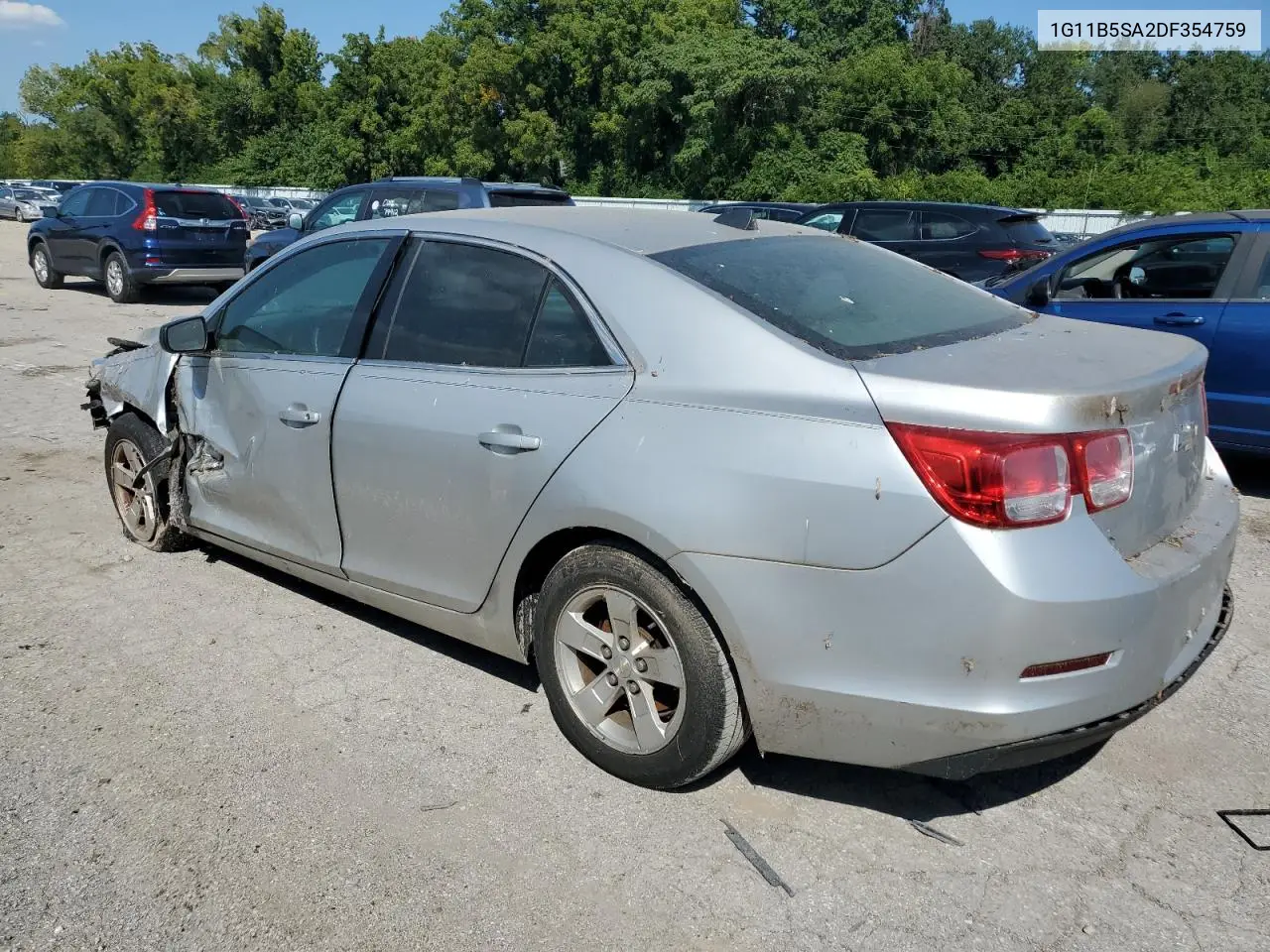 1G11B5SA2DF354759 2013 Chevrolet Malibu Ls