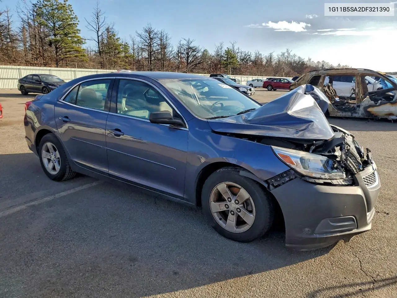 1G11B5SA2DF321390 2013 Chevrolet Malibu Ls