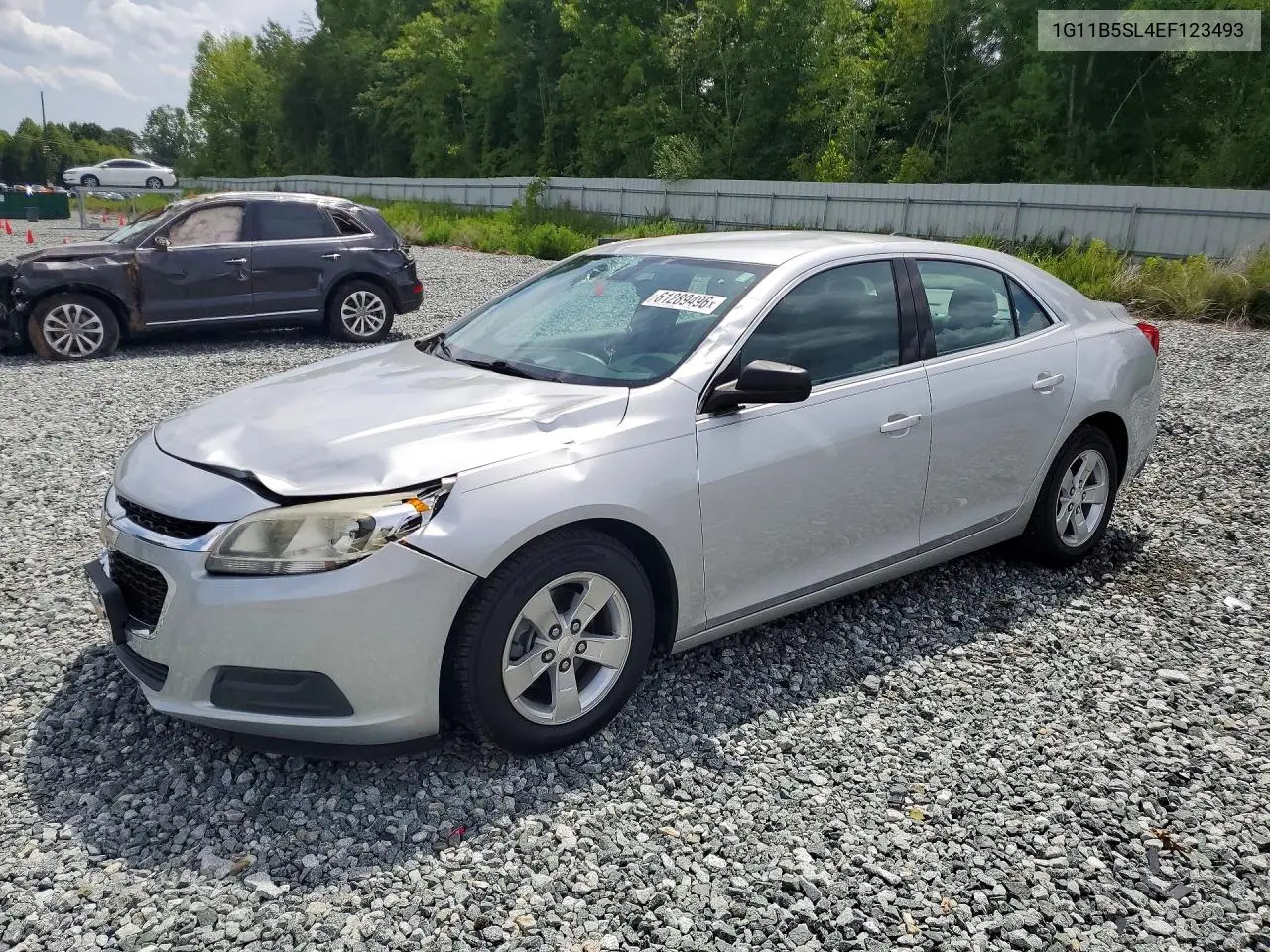2014 Chevrolet Malibu Ls VIN: 1G11B5SL4EF123493 Lot: 61289496
