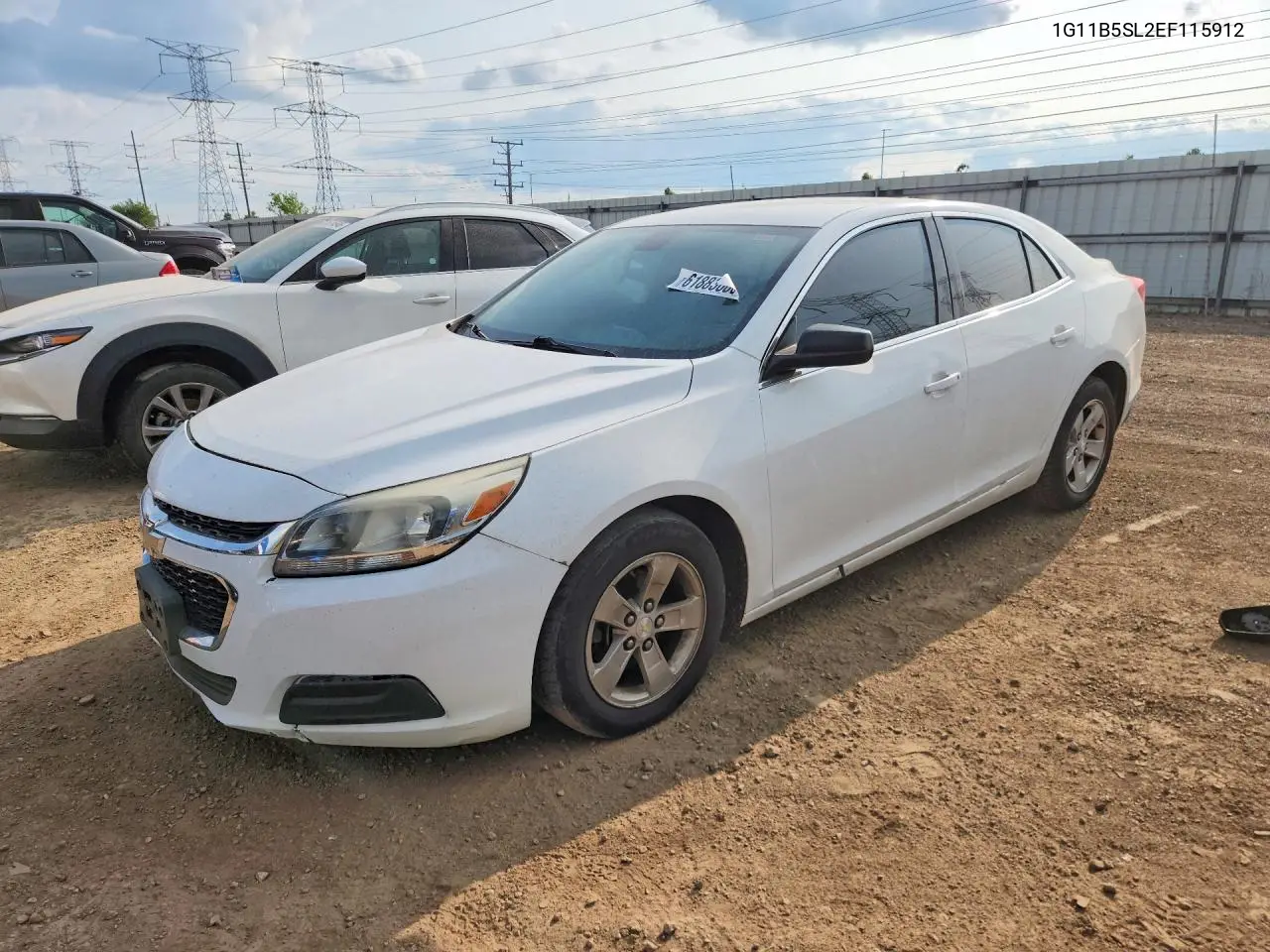 2014 Chevrolet Malibu Ls VIN: 1G11B5SL2EF115912 Lot: 61883606