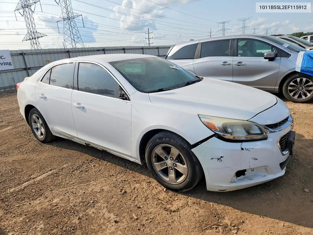 2014 Chevrolet Malibu Ls VIN: 1G11B5SL2EF115912 Lot: 61883606