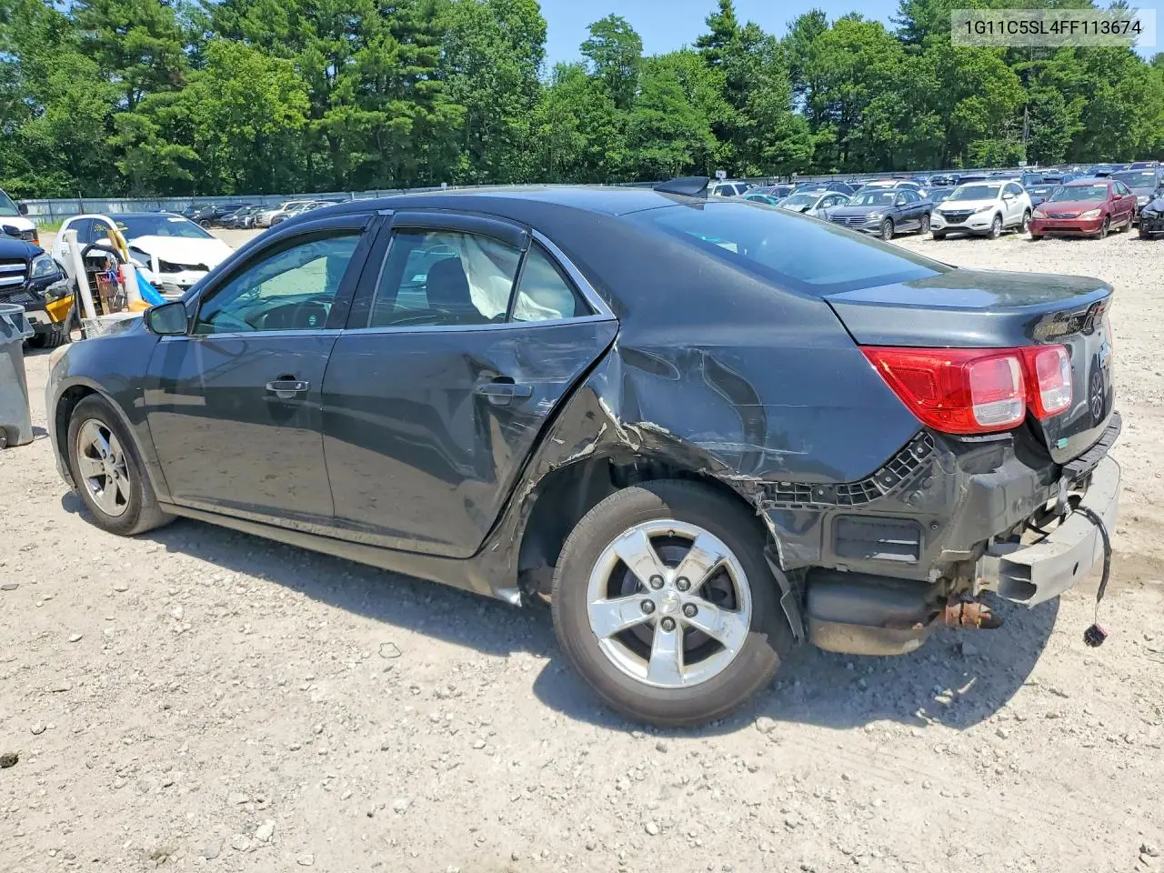 2015 Chevrolet Malibu 1Lt VIN: 1G11C5SL4FF113674 Lot: 59952216