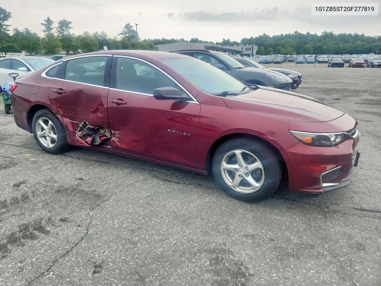 2016 Chevrolet Malibu Ls VIN: 1G1ZB5ST2GF277819 Lot: 59643886