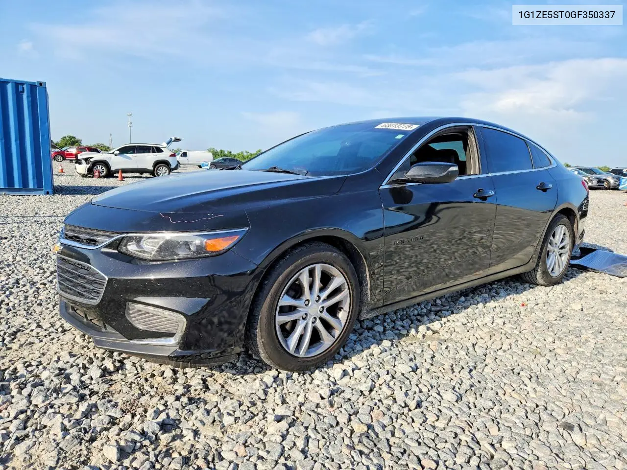2016 Chevrolet Malibu Lt VIN: 1G1ZE5ST0GF350337 Lot: 60013776