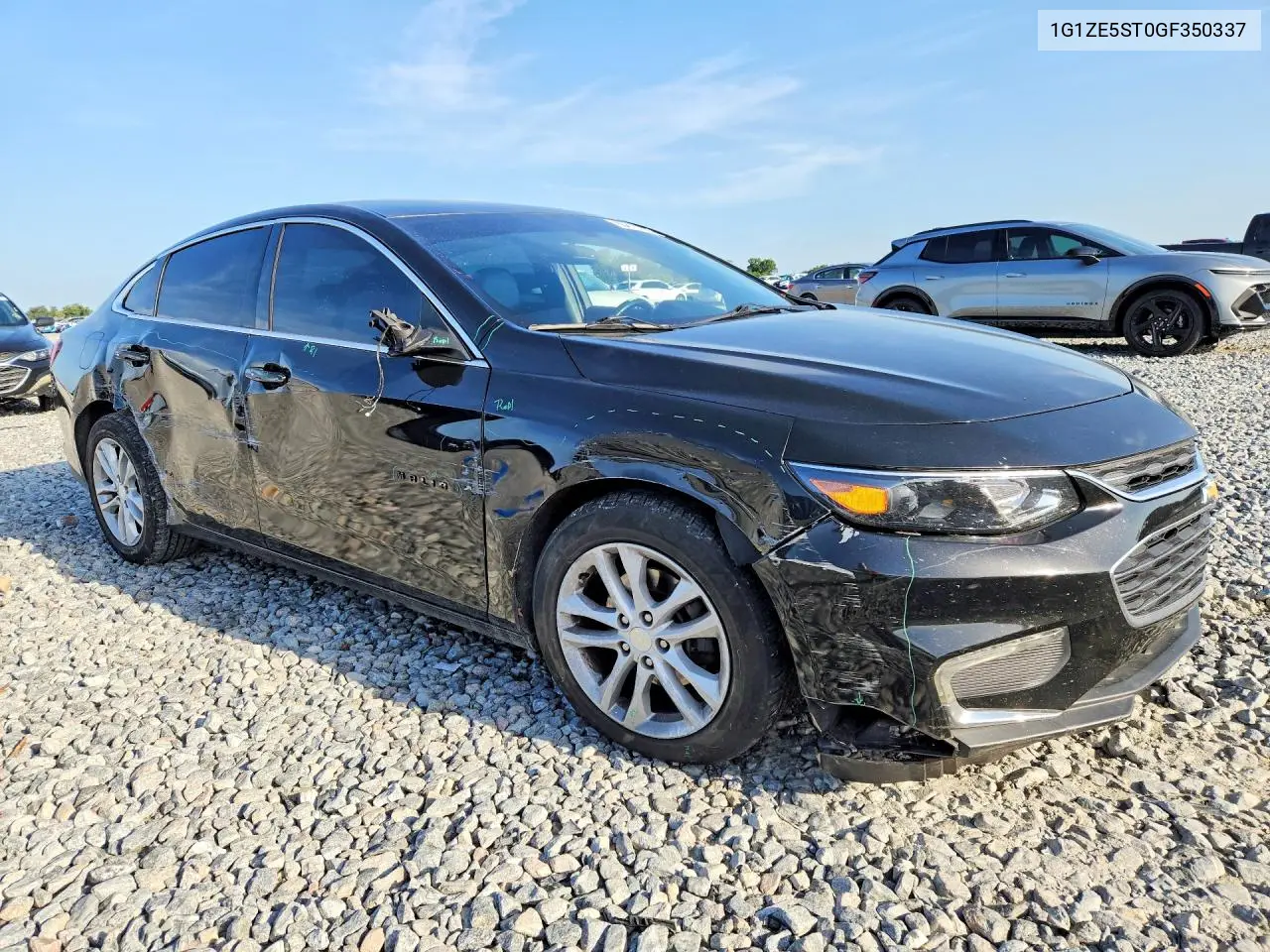 2016 Chevrolet Malibu Lt VIN: 1G1ZE5ST0GF350337 Lot: 60013776