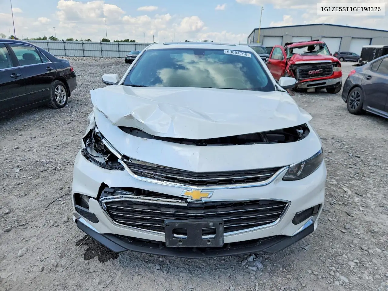 2016 Chevrolet Malibu Lt VIN: 1G1ZE5ST1GF198326 Lot: 60694766