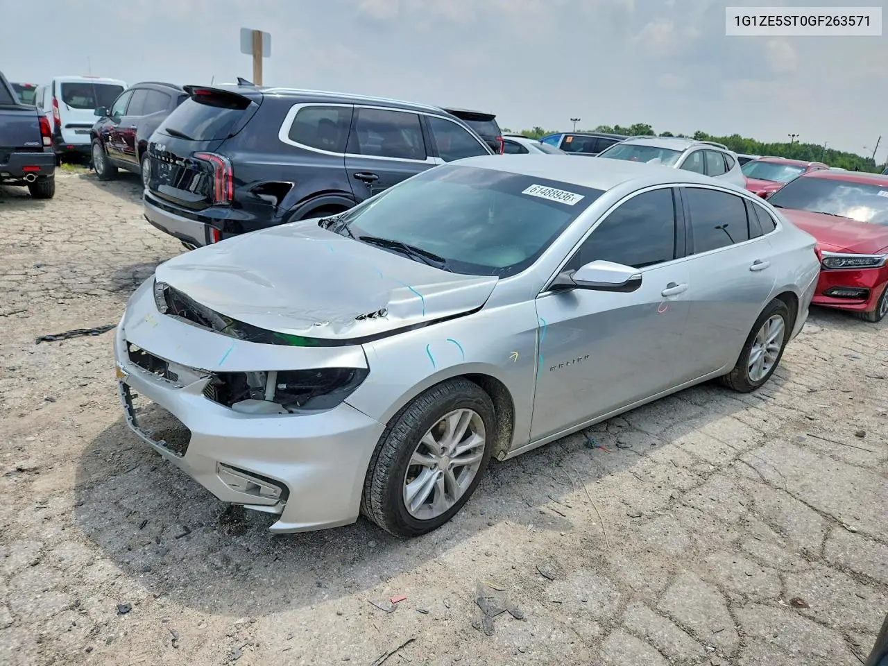 2016 Chevrolet Malibu Lt VIN: 1G1ZE5ST0GF263571 Lot: 61488936