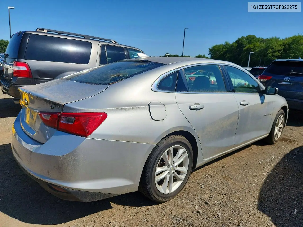 2016 Chevrolet Malibu Lt VIN: 1G1ZE5ST7GF322275 Lot: 61554416