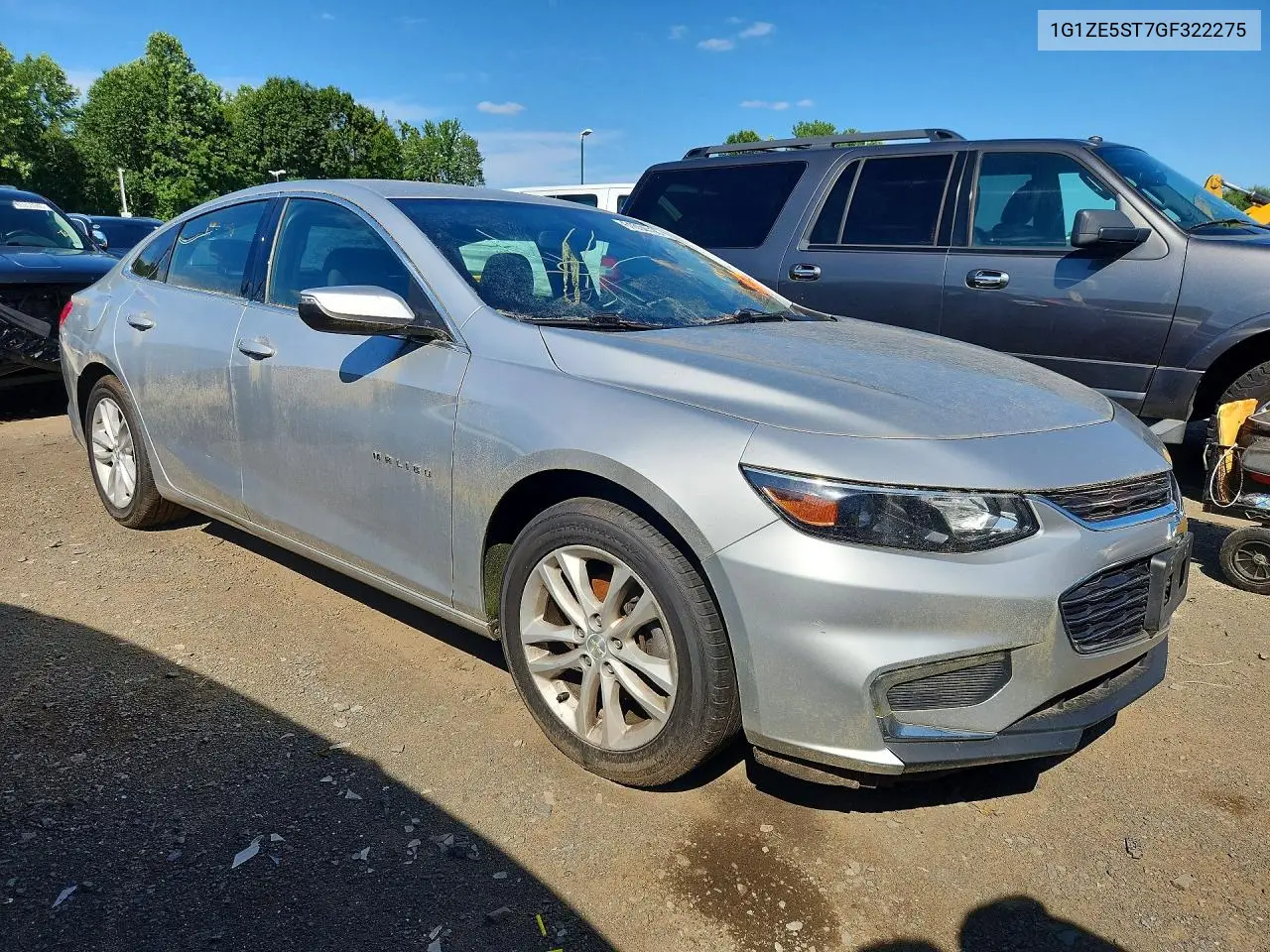 2016 Chevrolet Malibu Lt VIN: 1G1ZE5ST7GF322275 Lot: 61554416