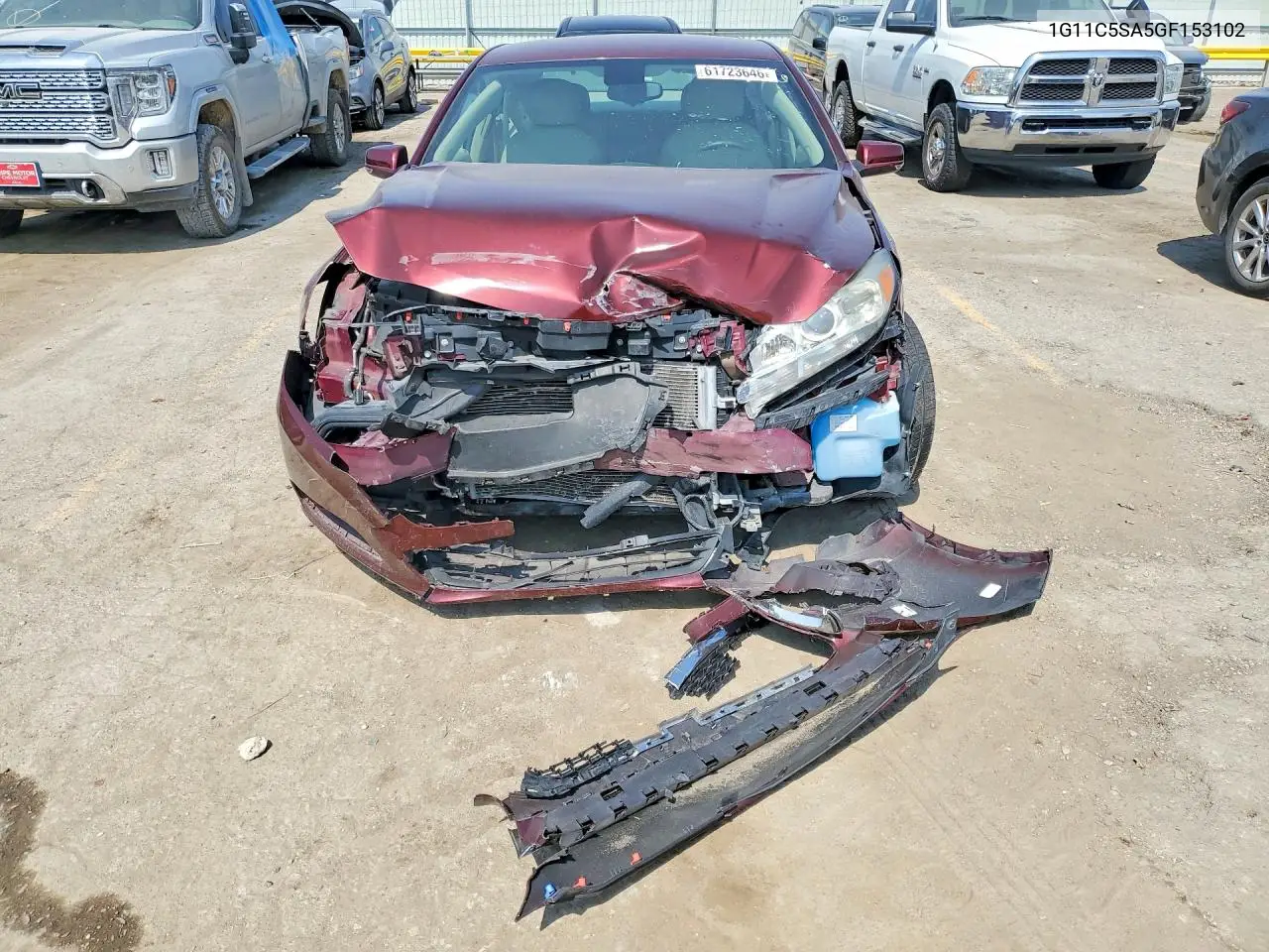 1G11C5SA5GF153102 2016 Chevrolet Malibu 4D (New)