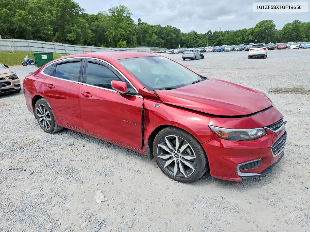 2016 Chev Malibu VIN: 1G1ZF5SX1GF196561 Lot: 61902016