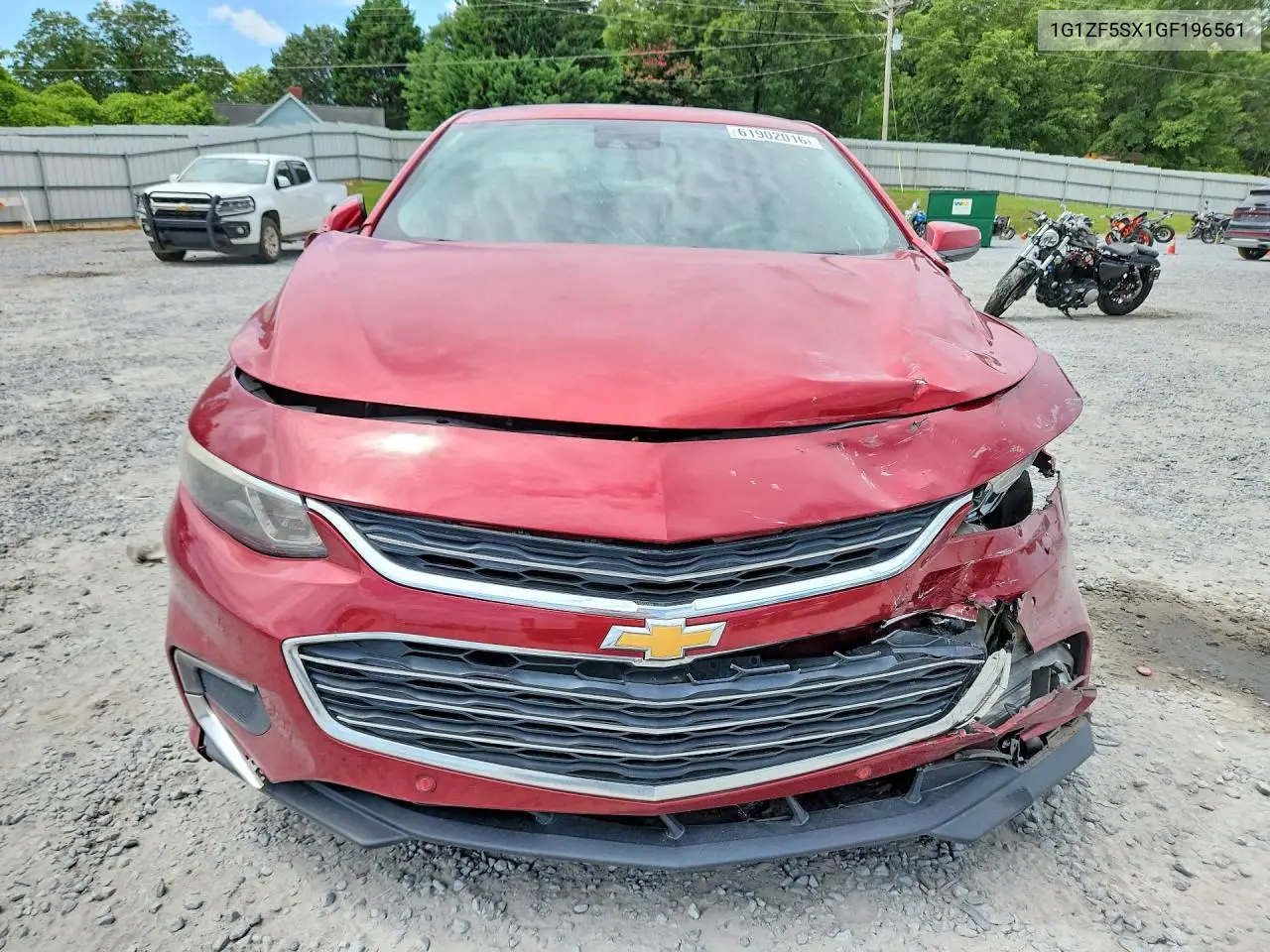 2016 Chev Malibu VIN: 1G1ZF5SX1GF196561 Lot: 61902016