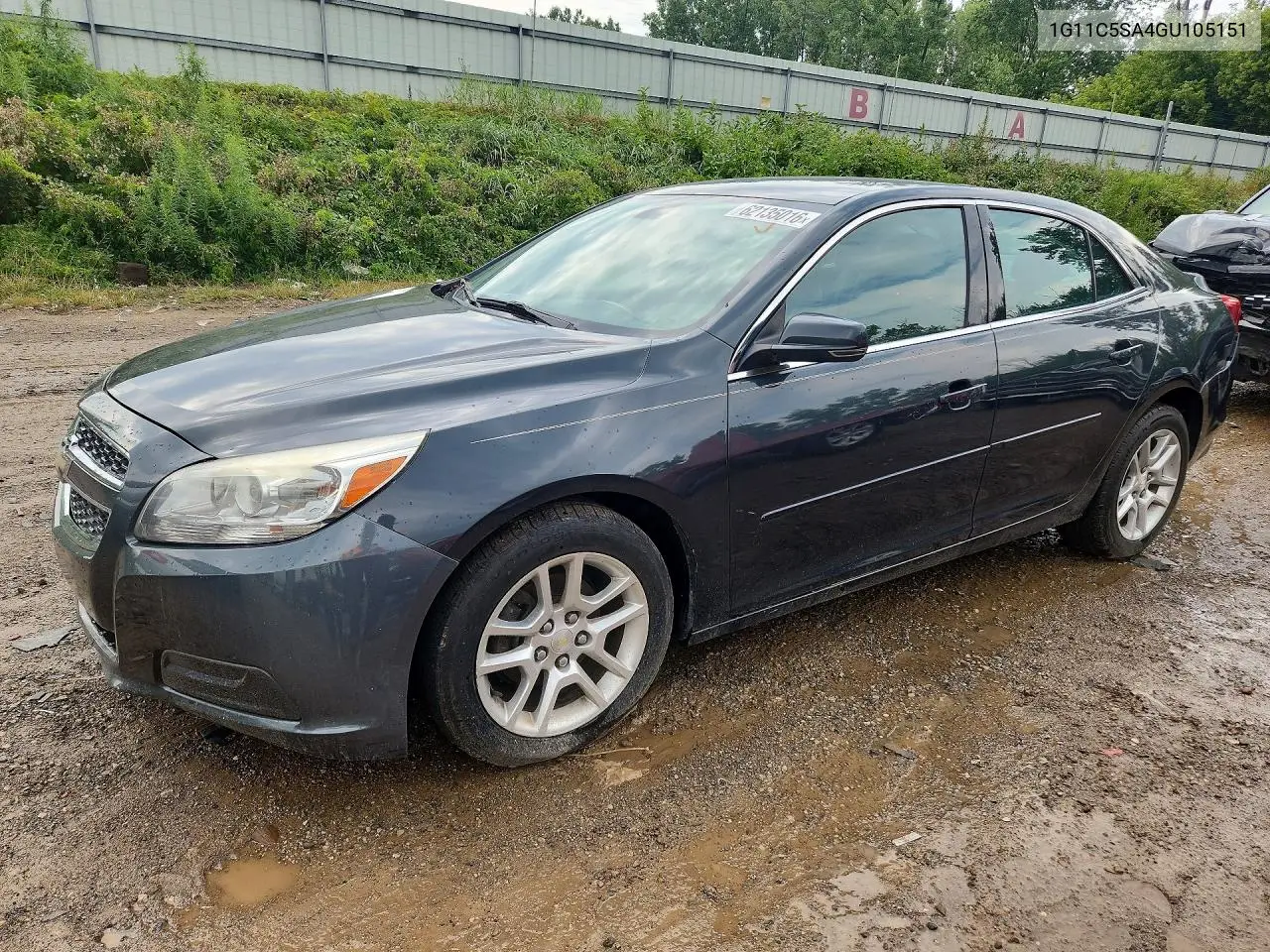 2016 Chevrolet Malibu Limited Lt VIN: 1G11C5SA4GU105151 Lot: 62135016