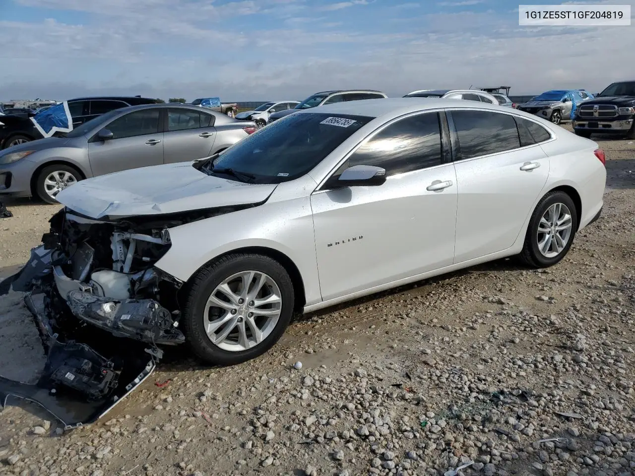 1G1ZE5ST1GF204819 2016 Chevrolet Malibu Lt