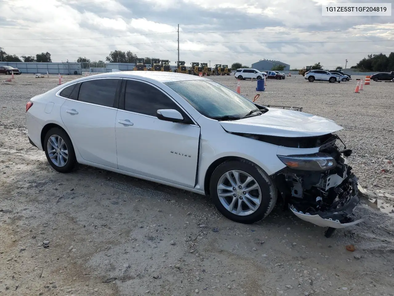 1G1ZE5ST1GF204819 2016 Chevrolet Malibu Lt