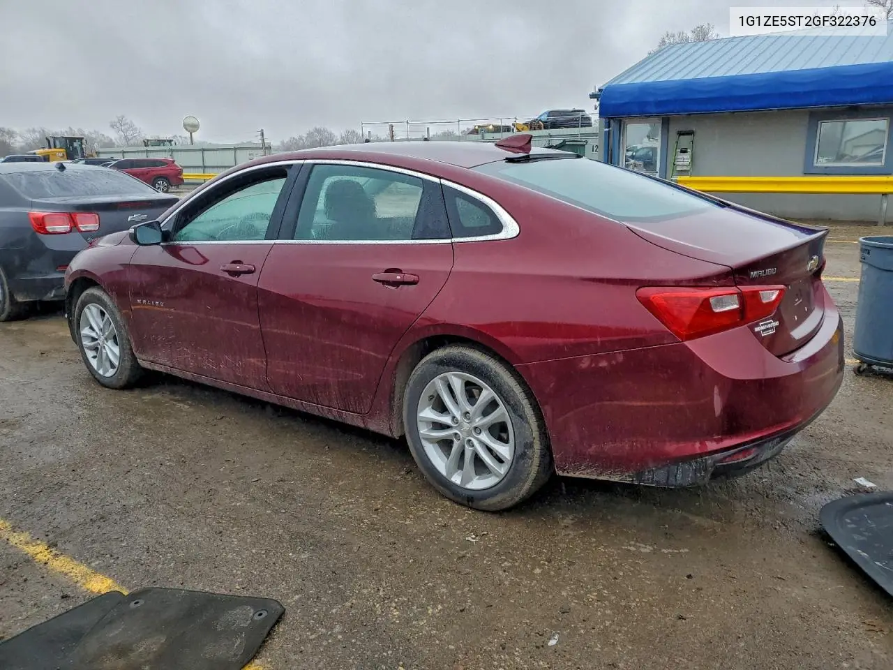 1G1ZE5ST2GF322376 2016 Chevrolet Malibu Lt