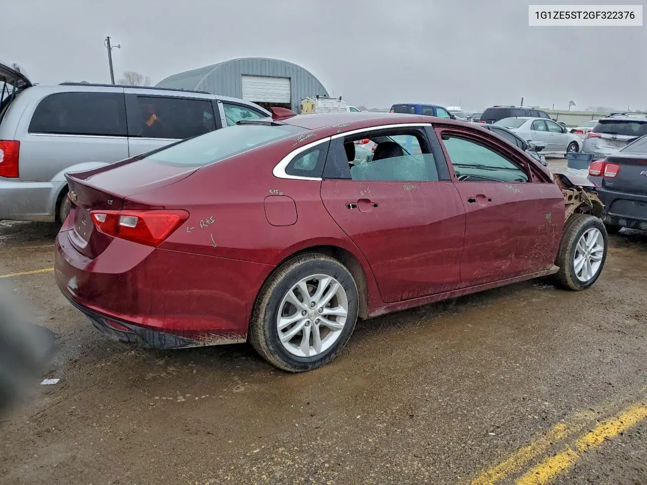 1G1ZE5ST2GF322376 2016 Chevrolet Malibu Lt