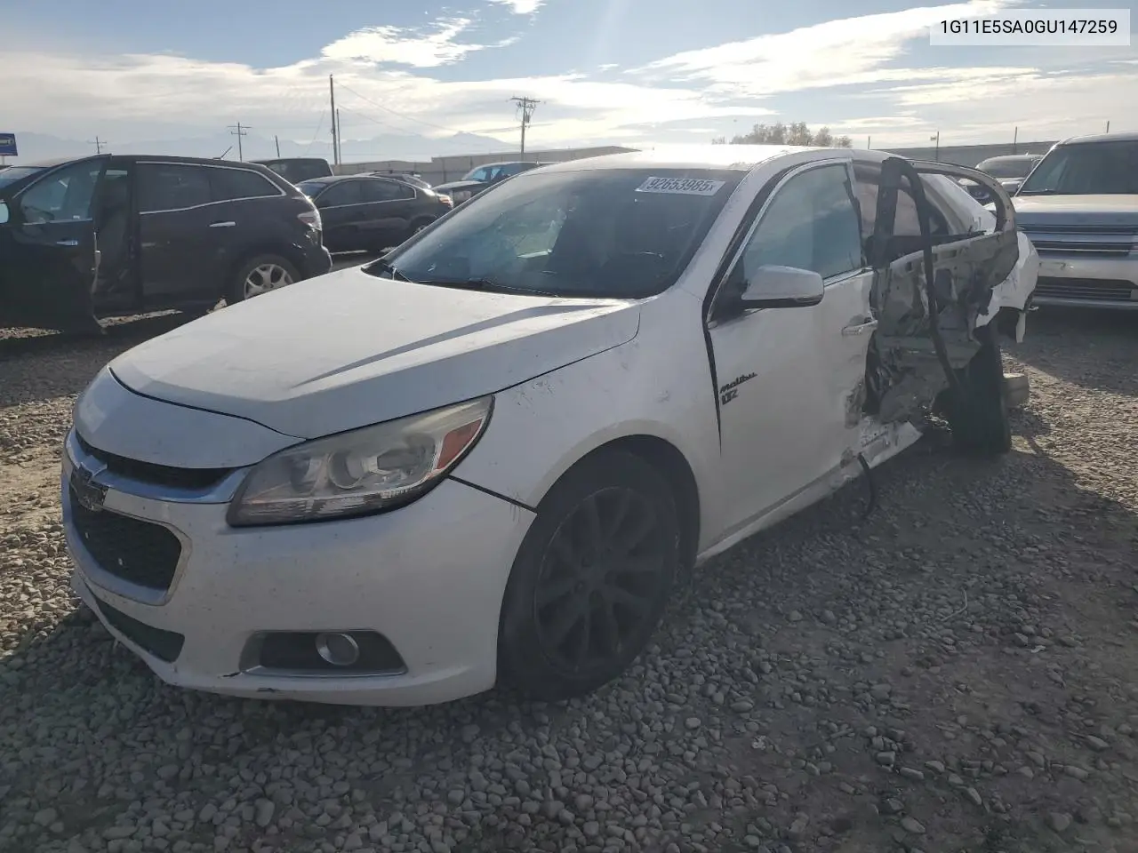1G11E5SA0GU147259 2016 Chevrolet Malibu Limited Ltz