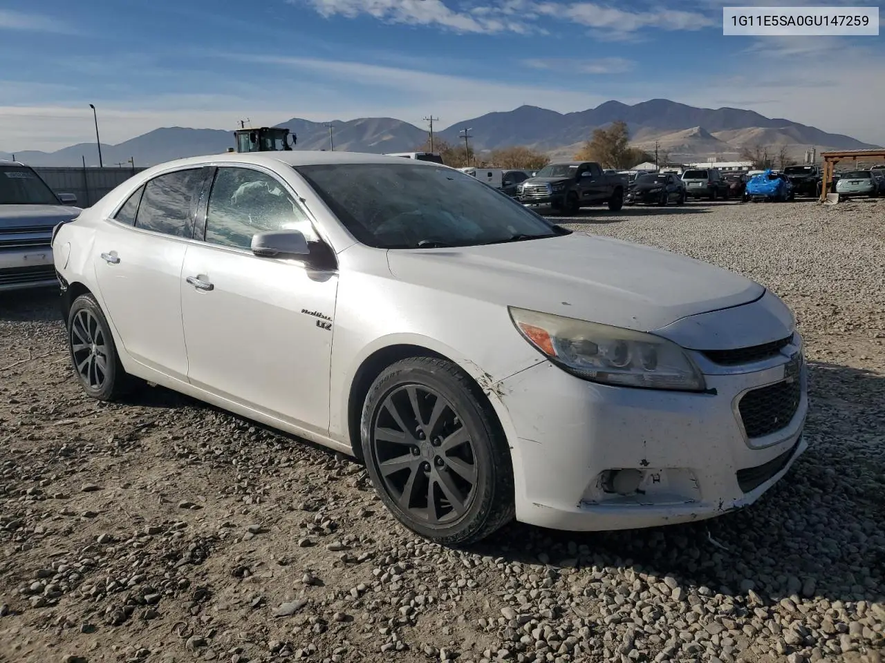 1G11E5SA0GU147259 2016 Chevrolet Malibu Limited Ltz