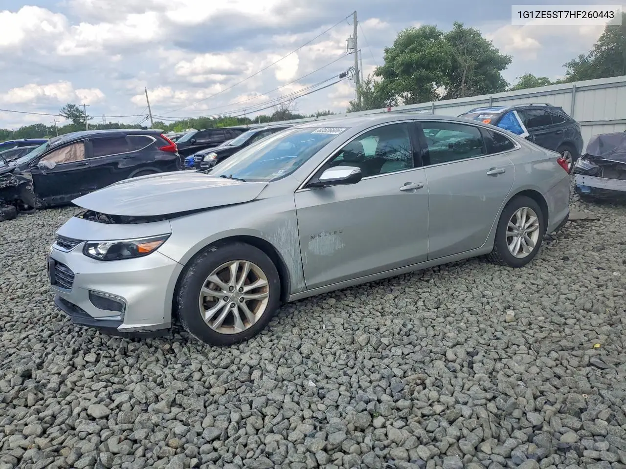 1G1ZE5ST7HF260443 2017 Chevrolet Malibu Lt