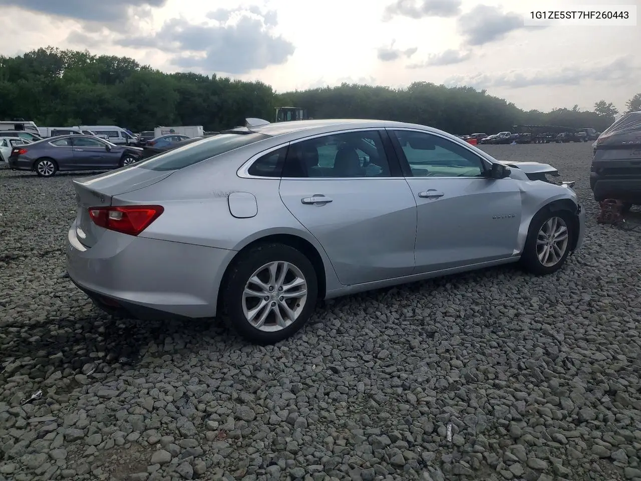 1G1ZE5ST7HF260443 2017 Chevrolet Malibu Lt