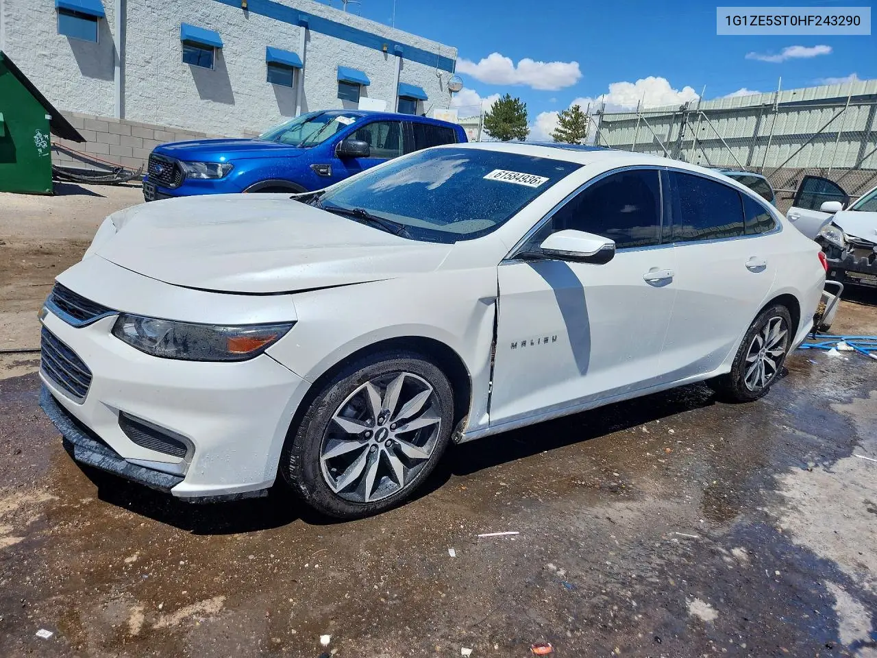 2017 Chevrolet Malibu Lt VIN: 1G1ZE5ST0HF243290 Lot: 61584936