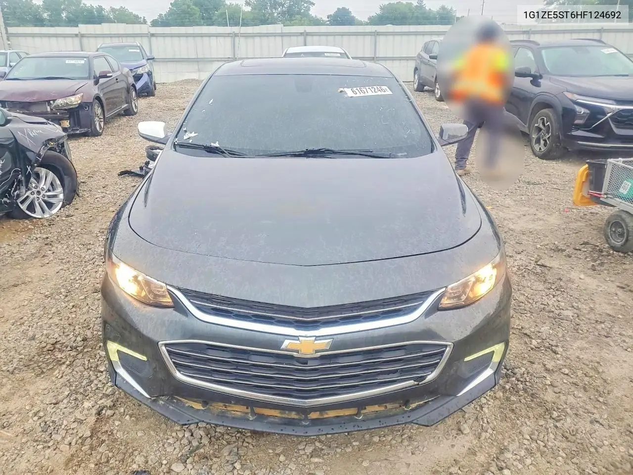 2017 Chevrolet Malibu Lt VIN: 1G1ZE5ST6HF124692 Lot: 61671246