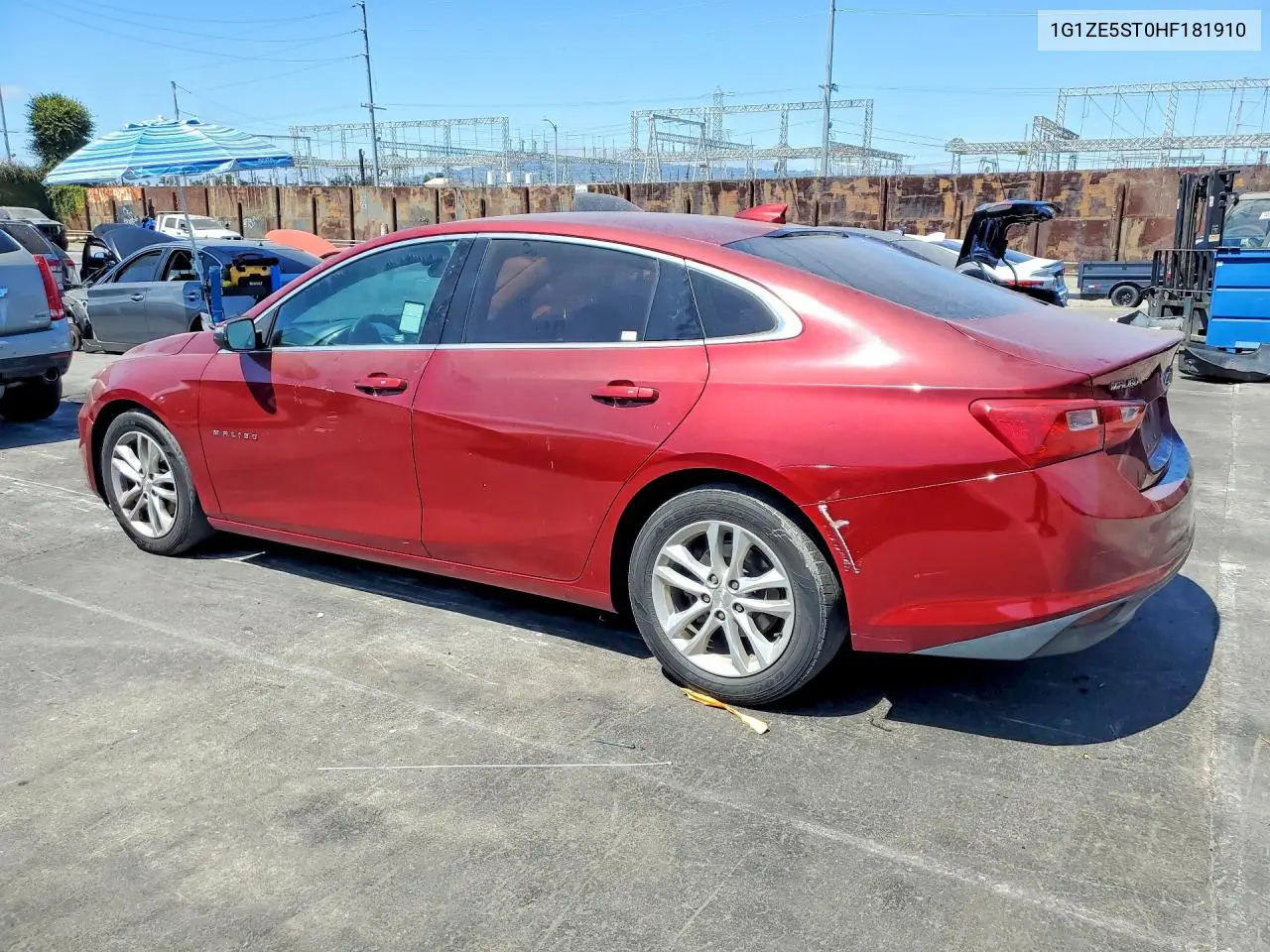1G1ZE5ST0HF181910 2017 Chevrolet Malibu Lt