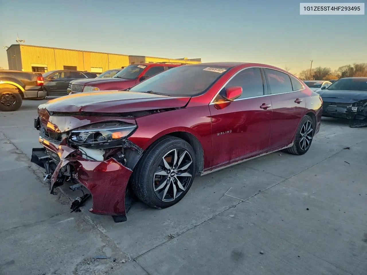 1G1ZE5ST4HF293495 2017 Chevrolet Malibu Lt