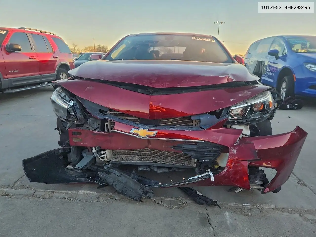 1G1ZE5ST4HF293495 2017 Chevrolet Malibu Lt