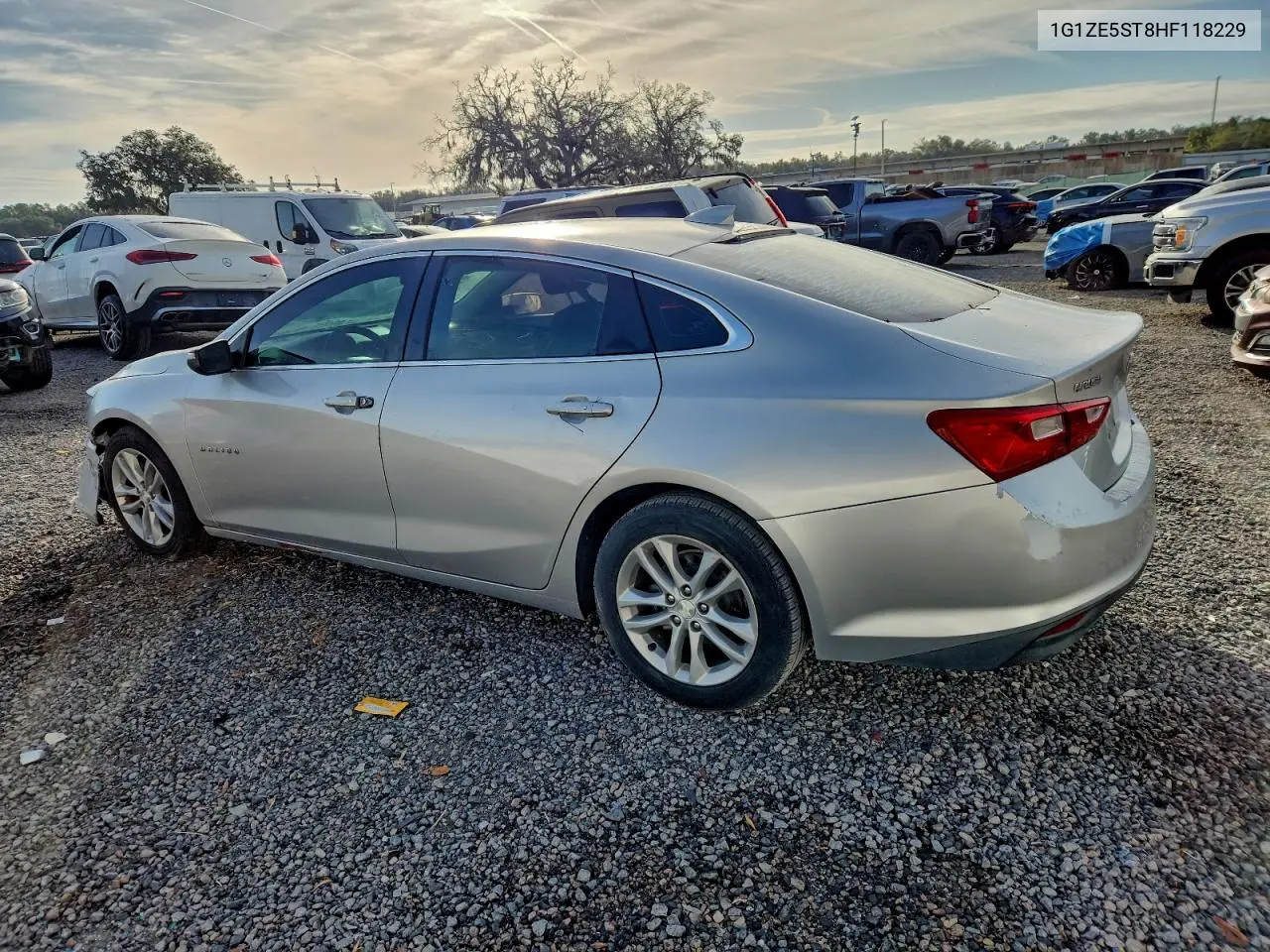 1G1ZE5ST8HF118229 2017 Chevrolet Malibu Lt