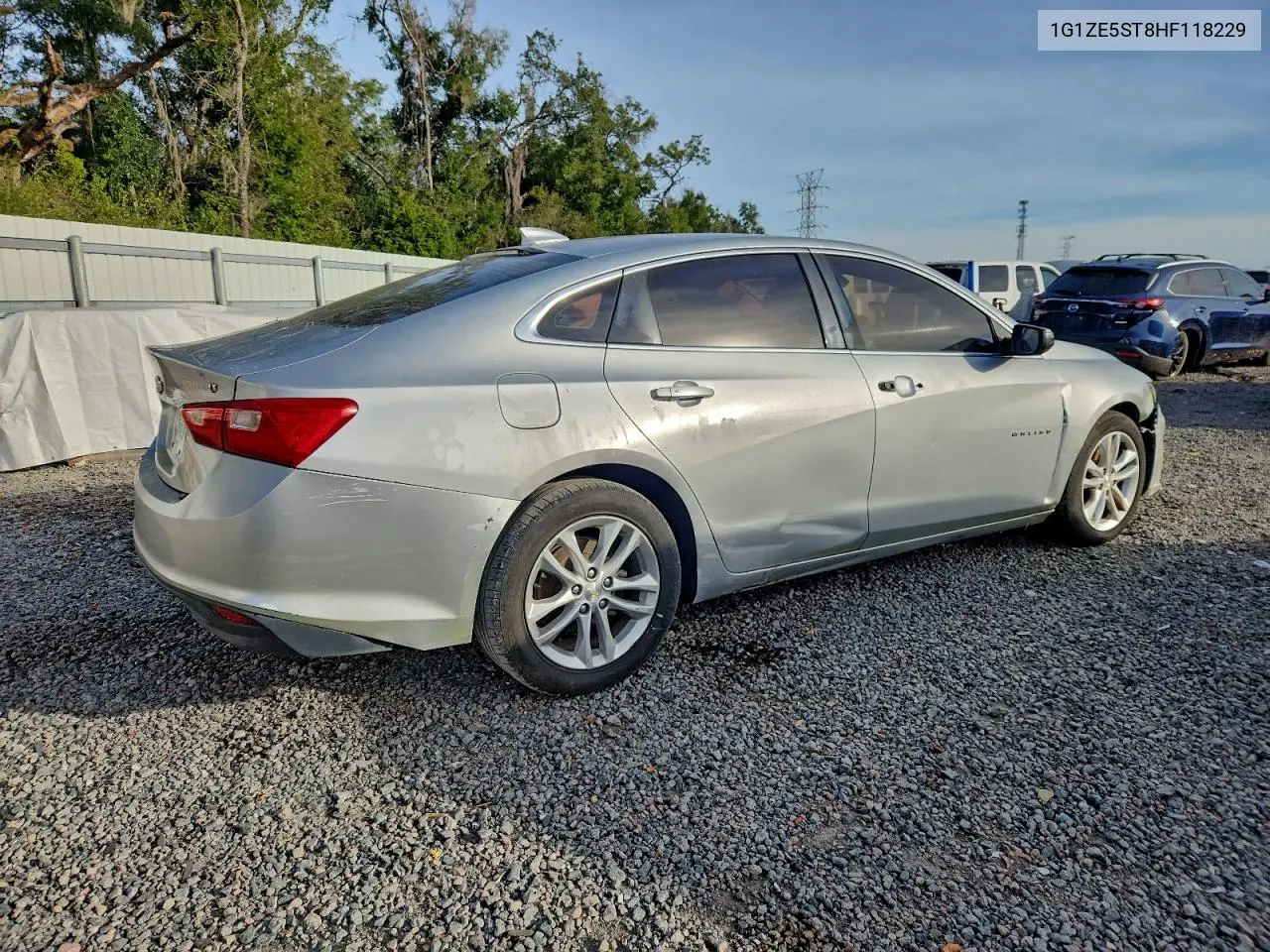1G1ZE5ST8HF118229 2017 Chevrolet Malibu Lt