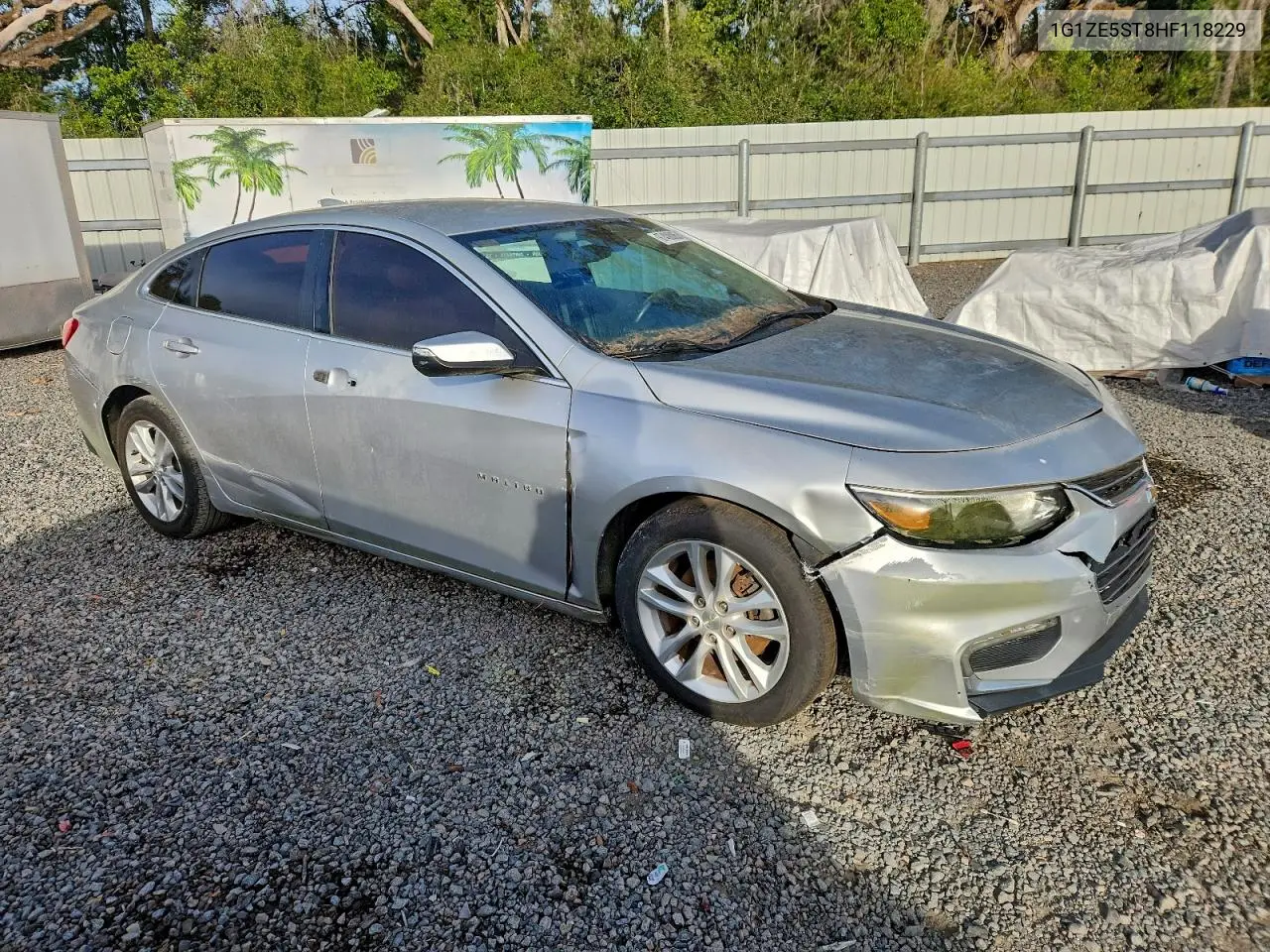 1G1ZE5ST8HF118229 2017 Chevrolet Malibu Lt