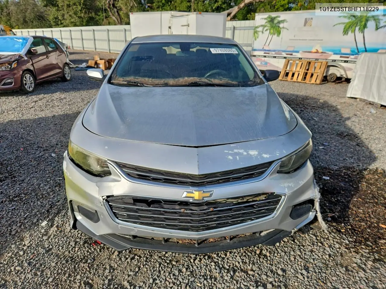 1G1ZE5ST8HF118229 2017 Chevrolet Malibu Lt