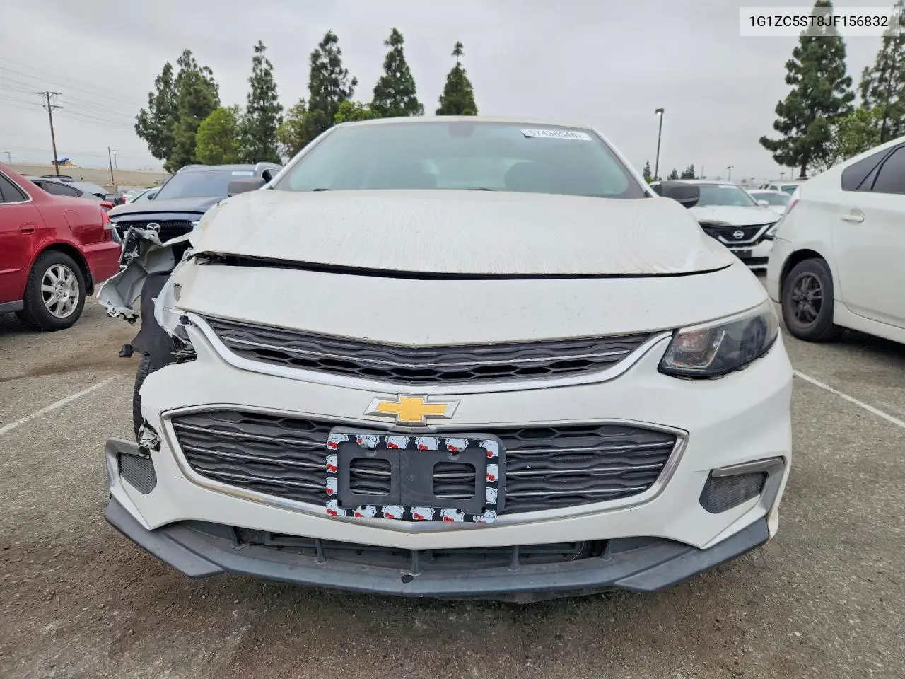 1G1ZC5ST8JF156832 2018 Chevrolet Malibu Ls