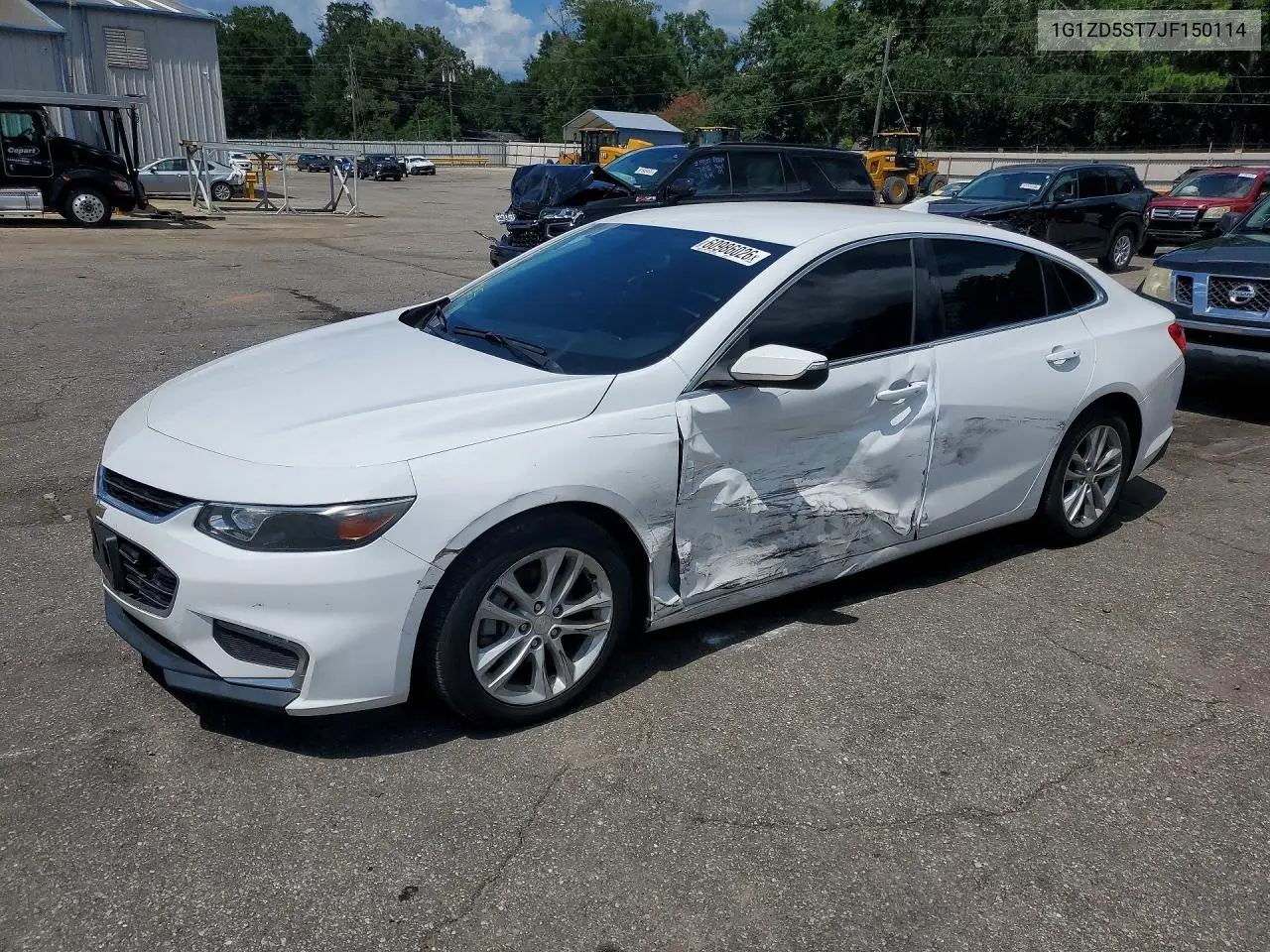 2018 Chevrolet Malibu Lt VIN: 1G1ZD5ST7JF150114 Lot: 60986026