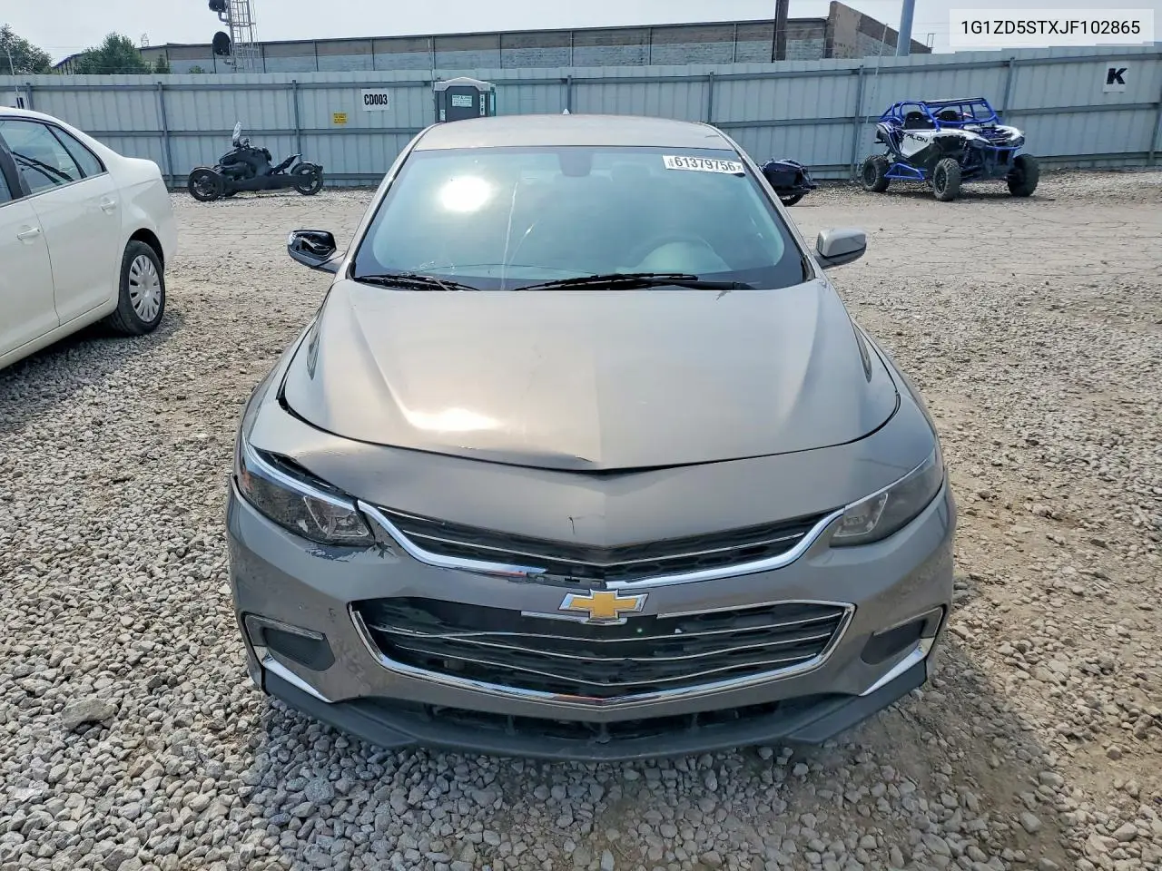 2018 Chevrolet Malibu Lt VIN: 1G1ZD5STXJF102865 Lot: 61379756
