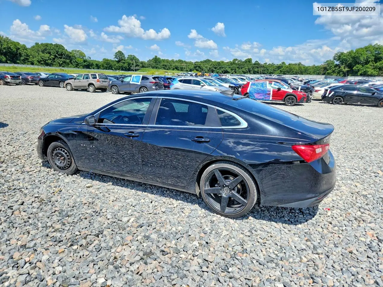2018 Chevrolet Malibu Ls VIN: 1G1ZB5ST9JF200209 Lot: 61753526