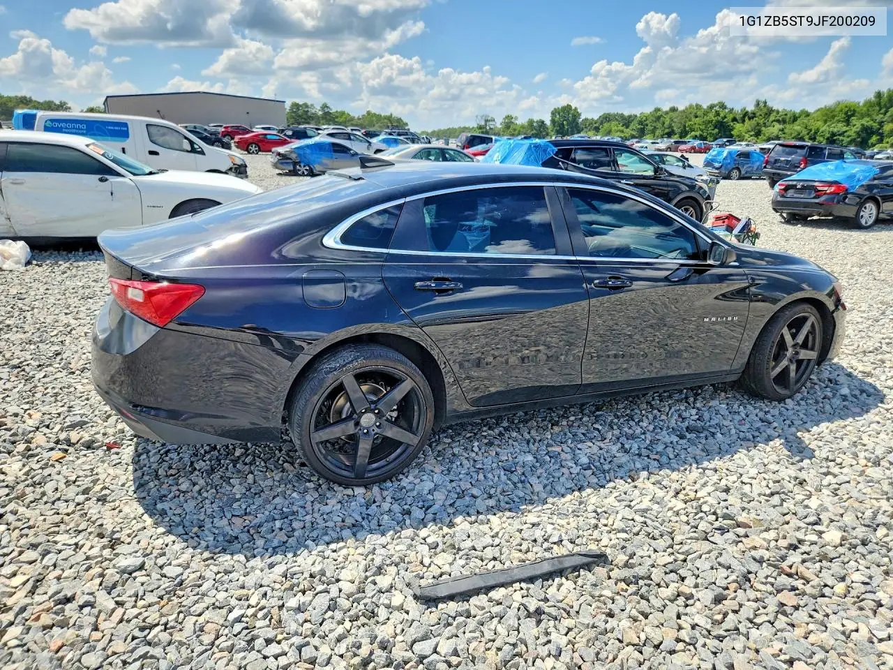 2018 Chevrolet Malibu Ls VIN: 1G1ZB5ST9JF200209 Lot: 61753526
