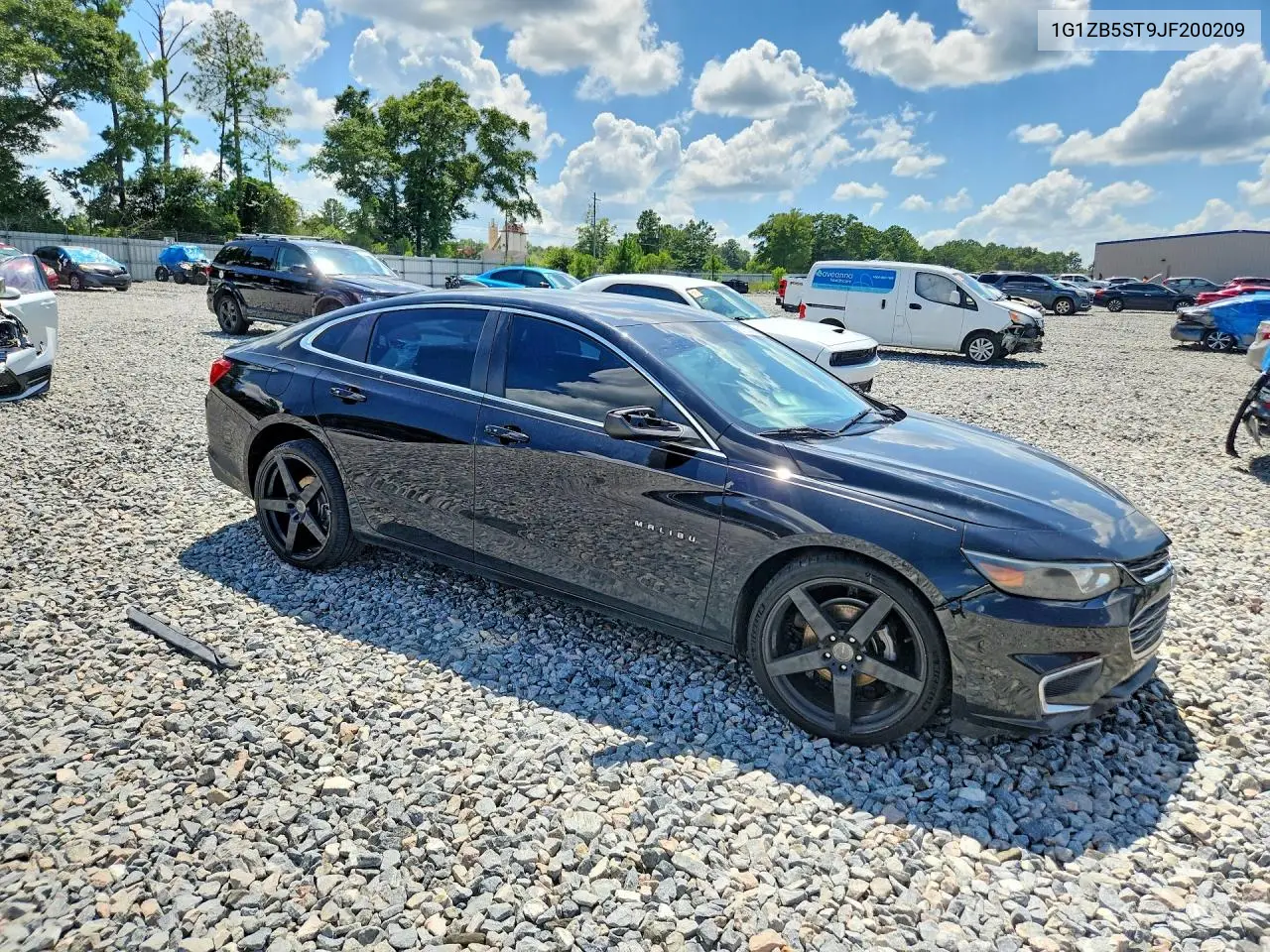 2018 Chevrolet Malibu Ls VIN: 1G1ZB5ST9JF200209 Lot: 61753526