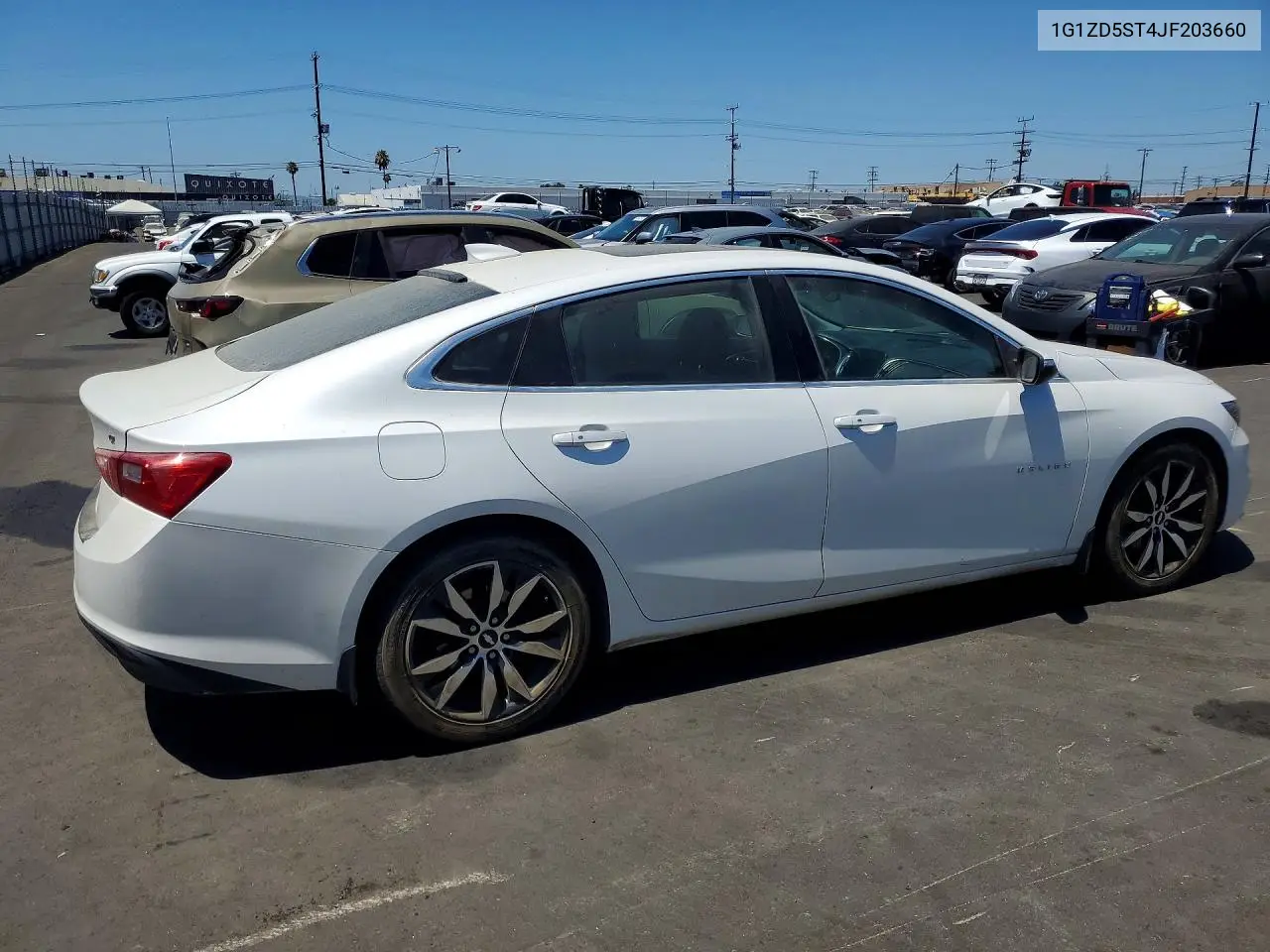 2018 Chevrolet Malibu Lt VIN: 1G1ZD5ST4JF203660 Lot: 61785136