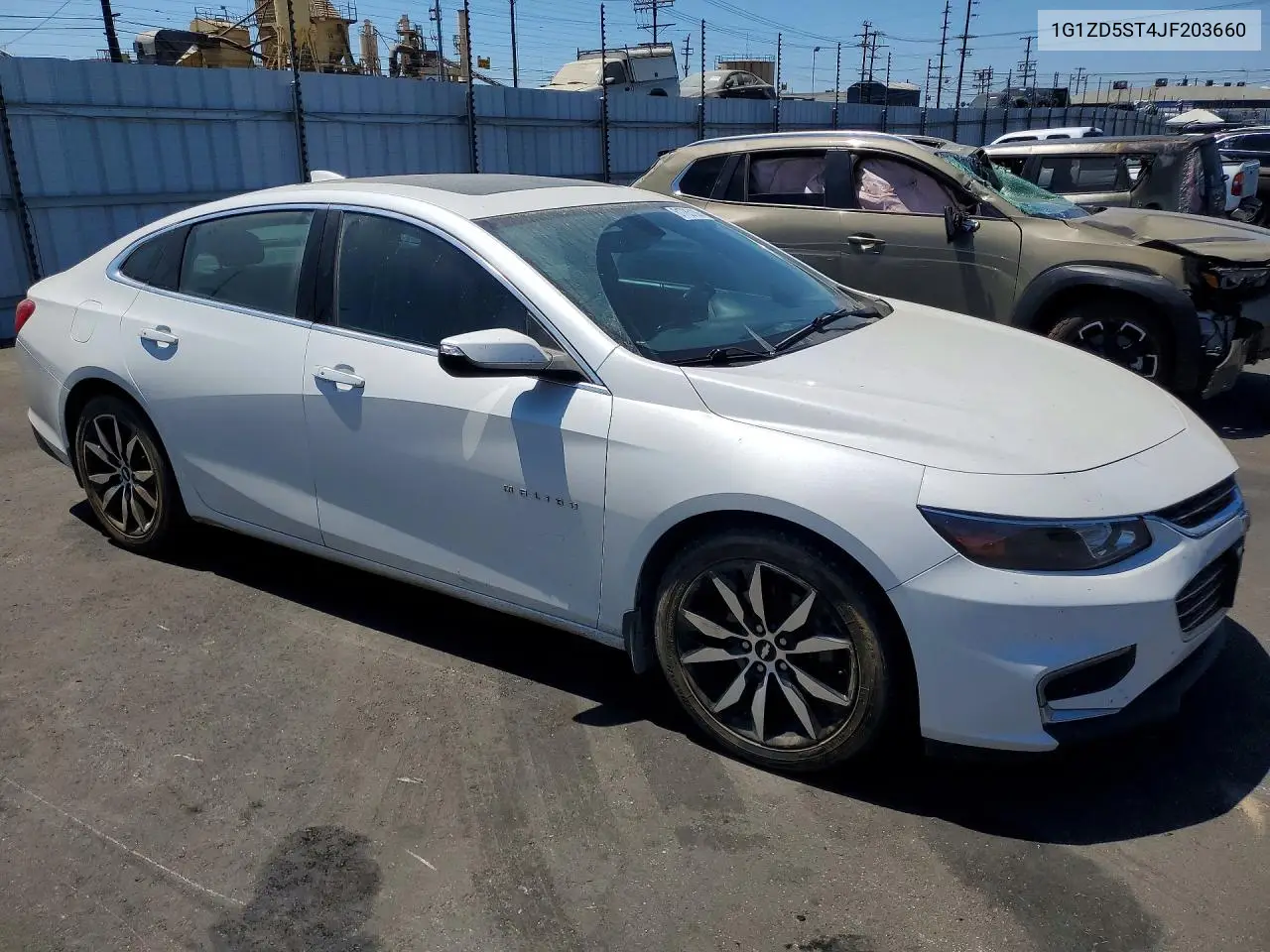2018 Chevrolet Malibu Lt VIN: 1G1ZD5ST4JF203660 Lot: 61785136