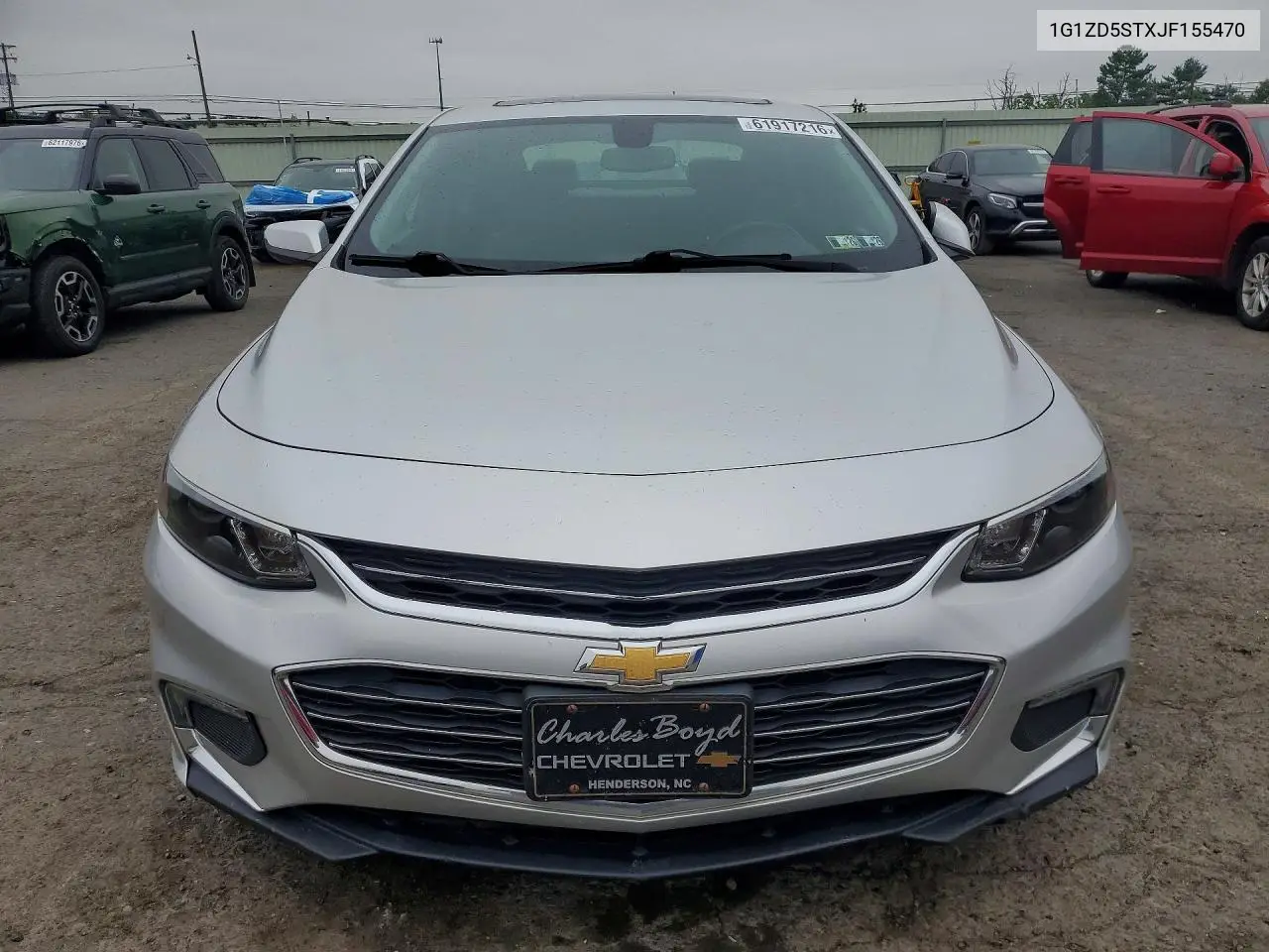 2018 Chevrolet Malibu Lt VIN: 1G1ZD5STXJF155470 Lot: 61917216