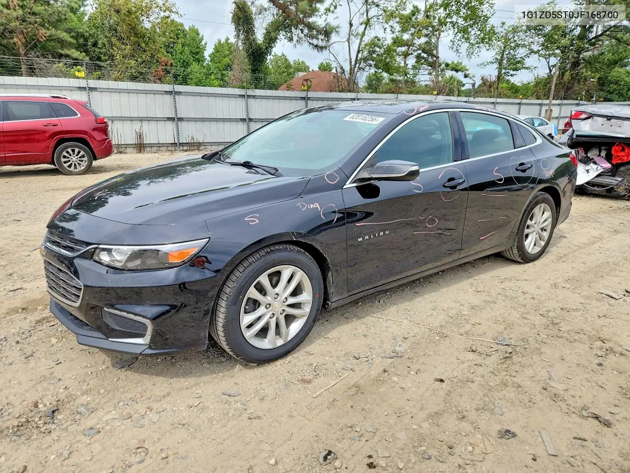 2018 Chevrolet Malibu Lt VIN: 1G1ZD5ST0JF168700 Lot: 62016256