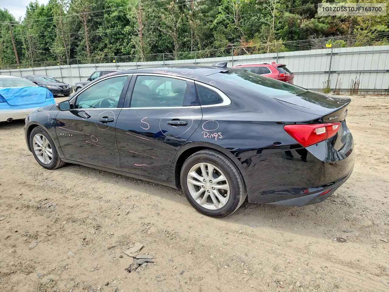 2018 Chevrolet Malibu Lt VIN: 1G1ZD5ST0JF168700 Lot: 62016256