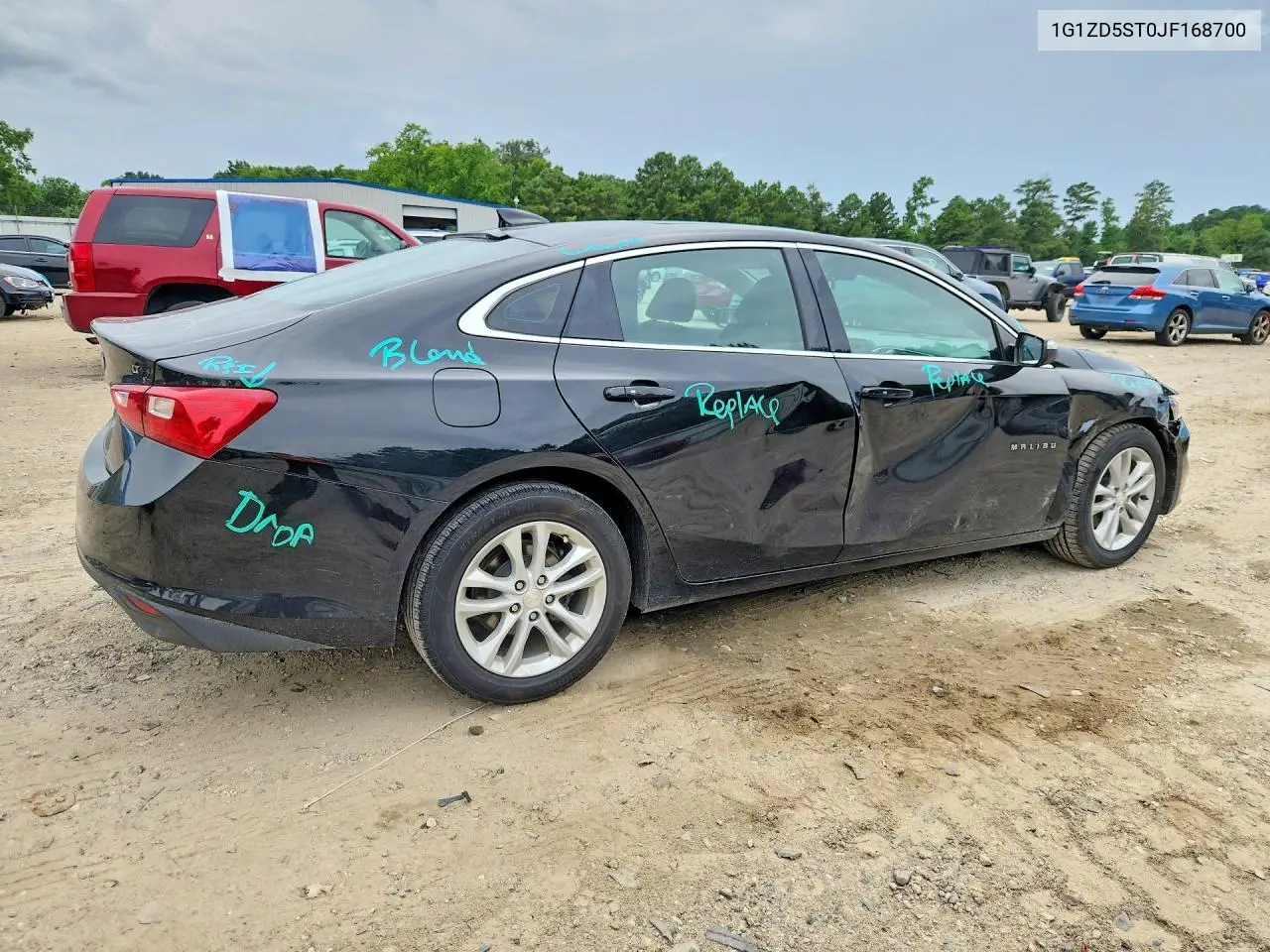 2018 Chevrolet Malibu Lt VIN: 1G1ZD5ST0JF168700 Lot: 62016256
